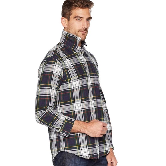 Ralph Lauren Men's Large Oxford Cotton Plaid Button Down Long Sleeve Shirt - Picture 5 of 15